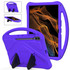 For Samsung Galaxy Tab S8 Ultra EVA Shockproof Tablet Case with Holder(Purple)