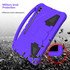 For Samsung Galaxy Tab S8 Ultra EVA Shockproof Tablet Case with Holder(Purple)