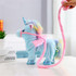 Children Singing and Walking Unicorn Electronic Plush Dolls  Toy, Size: 35 x 30 x 10cm(purple)