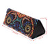 Foldable Triangle Animal Print Glasses Case Sunglasses Myopia Frame Case(Owl)