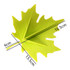 Maple Autumn Leaf Style Home Decor Finger Safety Door Stop Stopper(Yellow)