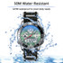 STRYVE S8023 Sports Watch Nights Light Waterproof Timing Alarm Men Watch(Black)