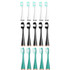 Electric Dental Scaler Accessories Replacement Head, Color: 5pcs Toothbrush Head Green