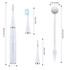 Electric Dental Scaler Accessories Replacement Head, Color: 5pcs Toothbrush Head Green