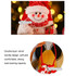 Christmas Knitted Handheld Gift Bag Children Cartoon Candy Bag(Snowman)