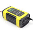 FOXSUR 12V 6A Intelligent Universal Battery Charger for Car Motorcycle, Length: 55cm, US Plug(Yellow)