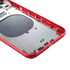 Back Housing Cover with SIM Card Tray & Side keys & Camera Lens for iPhone 11(Red)