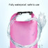 Outdoor Waterproof Single Shoulder Dry Bag Dry Sack PVC Barrel Bag, Capacity: 5L (Rose Red)