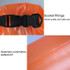 Outdoor Waterproof Single Shoulder Dry Bag Dry Sack PVC Barrel Bag, Capacity: 5L (Orange)