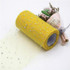 Tulle Roll 25 Yards 13cm Organza Laser Crafts Wedding Decoration Tulle Birthday Party Supplies(Yellow)