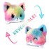 15cm Flipped Doll Double-Sided Expression Flipped Animal Cartoon Doll Plush Toy(Rainbow Kitten)