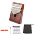 17-Tone Beginner Finger Piano Deer Head Kalimba Thumb Piano(Coffee Kit)