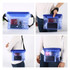 10 PCS Outdoor Beach Mobile Phone Waterproof Bag Three-Layer Sealed PVC Storage Waterproof Waist Bag(Black)