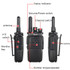 2pcs TID 118 Small Walkie Talkie Radio Communication, CN Plug