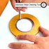 Stainless Steel Rotatable Round Ruler(Gold)
