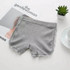 Summer Girls Safety Short Pants Kids Cotton Boxer Briefs Prevent Emptied Shorts, Size: 150(Grey)