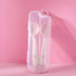 Children Eating Training Tableware Baby Bendable Silicone Soft Spoon, Color: Boxed Pink