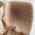 80cm Winter Thickened Warm Imitation Rabbit Fur Fake Collar(Khaki)