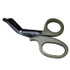 B-011 Outdoor Portable First Aid Canvas Elbow Scissors with Fine Teeth(Army Green)