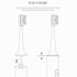 3 PCS Original Xiaomi Mijia Electric Toothbrush Heads Replacement Oral Health Care (Sensitive Type)(White)