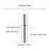 5 PCS Portable Mini Refillable Glass Perfume Fine Mist Atomizers with Metallic Exterior, 5ml(Black)