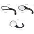 Motorcycle Wide View Rear View Mirror Bicycle Reflector, Color: Ellipse Right