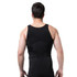 Men Slimming Body Shaper Vest Underwear, Size: XL(Black)