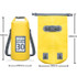 Outdoor Waterproof Dry Dual Shoulder Strap Bag Dry Sack, Capacity: 30L (Yellow)