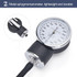 Manual Blood Pressure Watch With Stethoscope Double Tube Double Head Old Sphygmomanometer Arm Type Sphygmomanometer