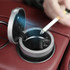 Multi-function Portable Creative LED Car Cigarette Ash Tray Ashtray with Lid(Grey)