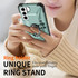 For Samsung Galaxy S21 5G Ring Holder Phone Case(Grey)