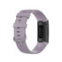 Color Buckle TPU Wrist Strap Watch Band for Fitbit Charge 4 / Charge 3 / Charge 3 SE, Size: S(Light Purple)