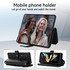 For Samsung Galaxy Z Fold4 Crossbody Diamond Lattice Folding Leather Phone Case(Black)
