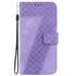 For Realme 10 4G 7-shaped Embossed Leather Phone Case(Purple)