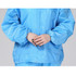 Antistatic Top Short Dust-free Jacket Lapel Overalls,Size:XXXXL(Blue)
