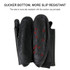 High Tube Rainproof Snowproof Adult Shoe Cover Size: XXXXL(Black)