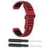 For Garmin Forerunner 220 / 230 / 235 / 630 / 620 / 735xt Silicone Watch Band(Red black)