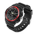 Sanda 3004 Electronic Watch Movement Men Watch Outdoor Sports Luminous Waterproof Multi-Function Watch(Red)