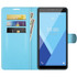 For Wiko Y51 Litchi Texture Horizontal Flip Protective Case with Holder & Card Slots & Wallet(Blue)