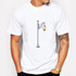 Print Pattern Short Sleeve T-Shirt for Men, Size: XXXL(618)