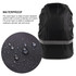 Reflective Light Waterproof Dustproof Backpack Rain Cover Portable Ultralight Shoulder Bag Protect Cover, Size:M(Black)