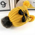 Autumn and Winter Children Cartoon Cat Ear Shape Knitted Warm Wool Hat, Size:One Size(Blue)