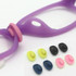 2 Pairs Glasses Accessories Bayonet Plastic Nose Pad Embedded Candy-colored Small Nose Pad Holder(Yellow)