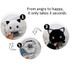 15cm Flipped Doll Double-Sided Expression Flipped Animal Cartoon Doll Plush Toy(Orange Alpaca)