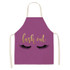 2 PCS Kitchen Linen Heart-Shaped Letters Fashion Sleeveless Apron, Specification: 45x56 cm(MeI6040)