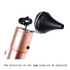 Ear Cleaning Hand Lamp USB Charging Otoscope(Black)