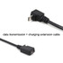 5 PCS 90 Degree Micro Male To Female Extension Cable(Down Bend)