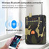 48W Wireless Bluetooth Voice Amplifier with Remote Control Supports USB/TF Card Playback US Plug(Camouflage)