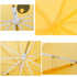 5 PCS Cute Cartoon Children Umbrella Creative Long Handle Animal Umbrella(Orange)