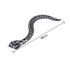 Tricky Funny Toy Infrared Remote Control Scary Creepy Snake, Size: 38*3.5cm(White)
